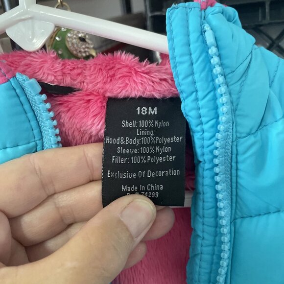 Snozu Infant 1-Piece Snowsuit 18M In Frozen Blue - NWT - Picture 3 of 6